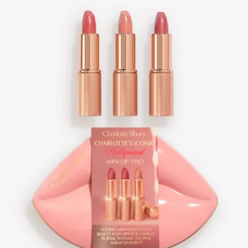Charlotte Tilbury Iconic Mini Lip Trio - Rosy Hues